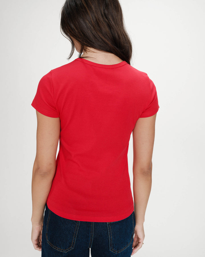 Camiseta con estampado rouge Valerio