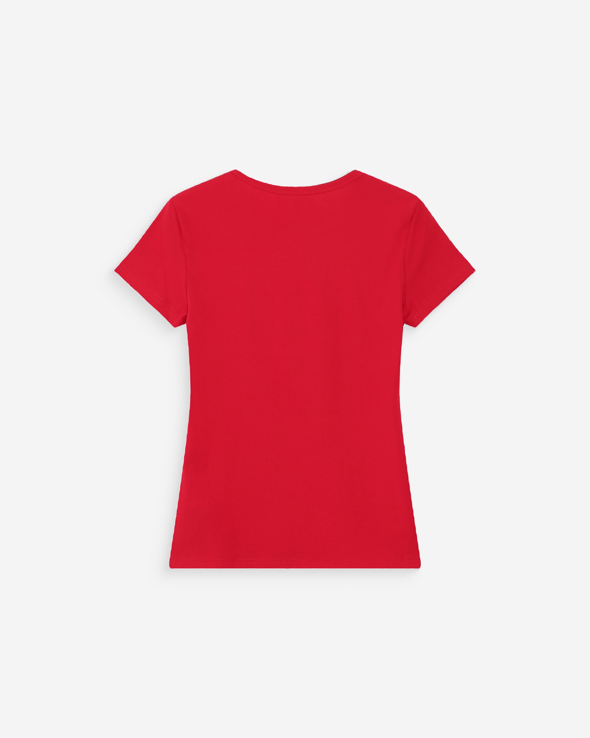 T-shirt imprimé velours rouge Valerio