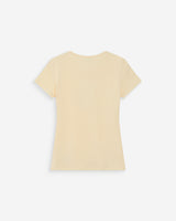 Camiseta ajustada de algodón vanille Valerio