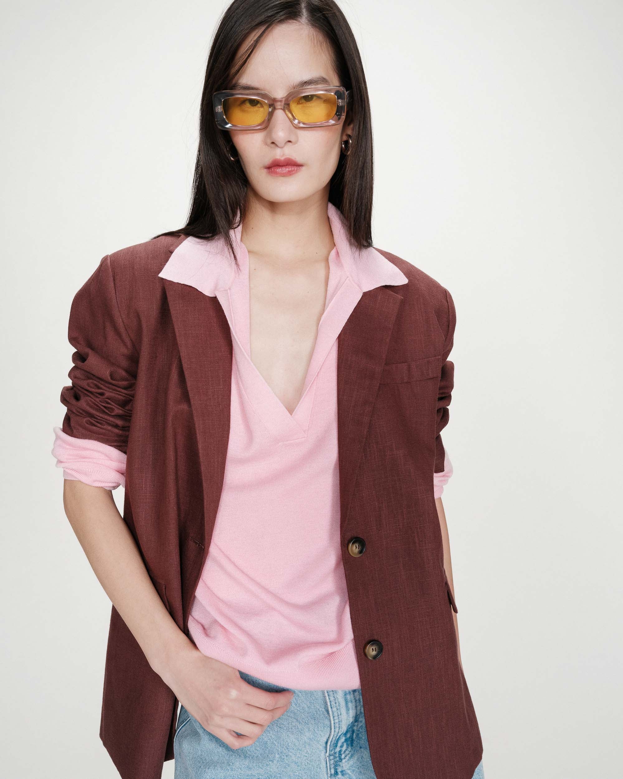 Pull oversize rose Vaporetto