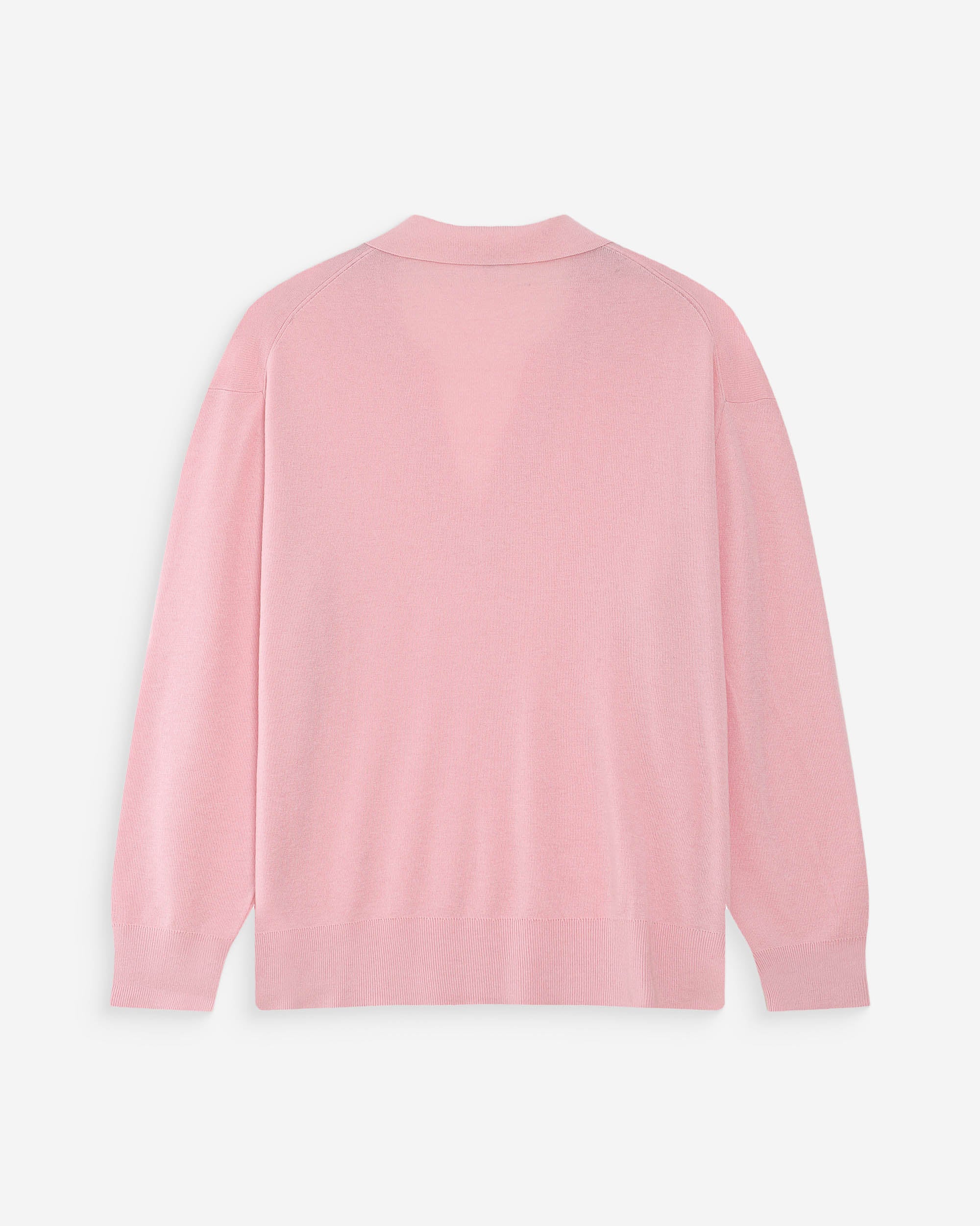 Jersey oversize con cuello polo rose Vaporetto