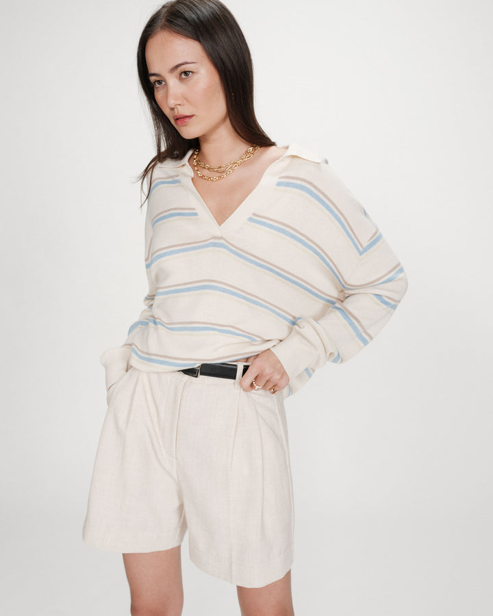 Pull oversize vanille Vaporetto