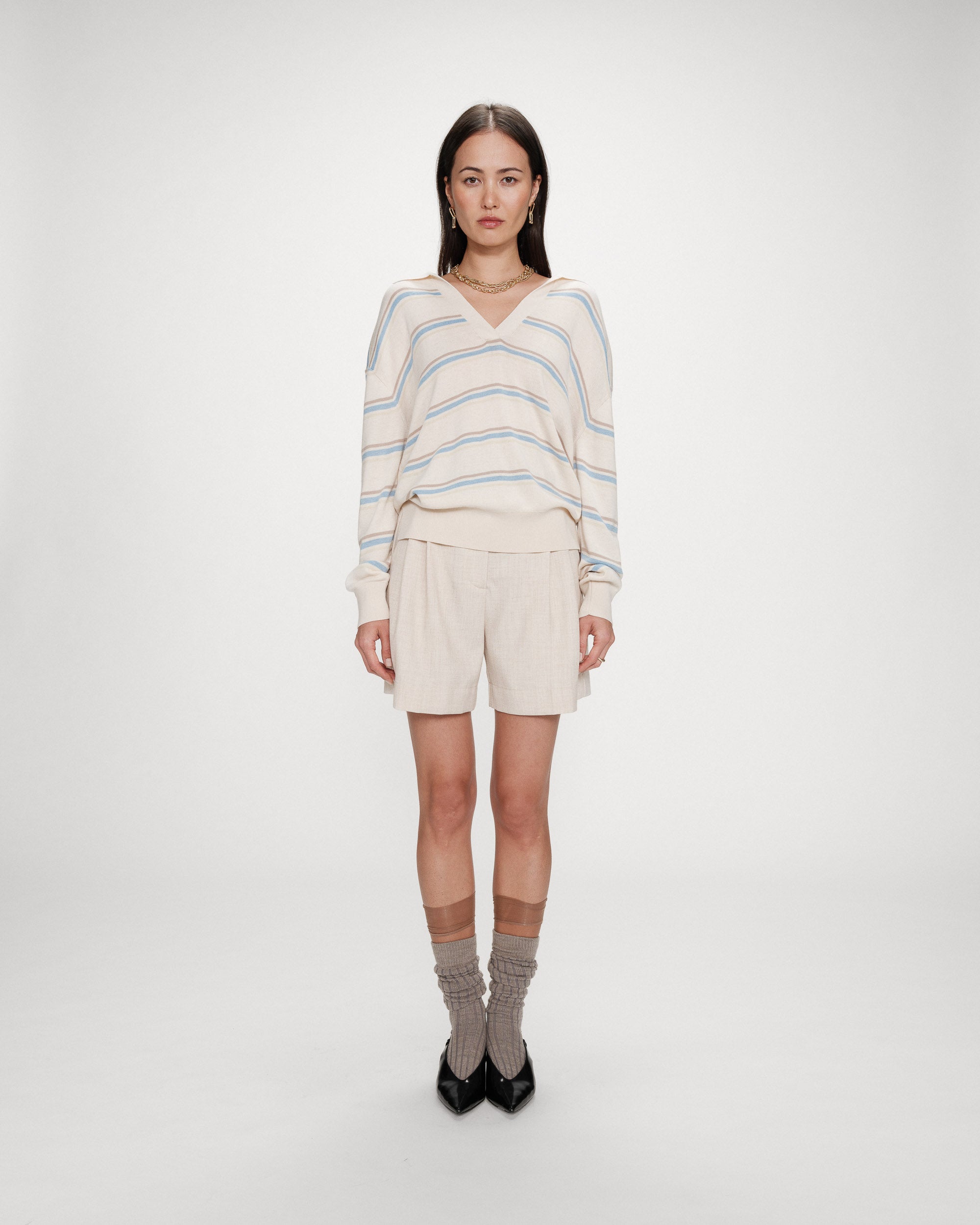 Pull oversize vanille Vaporetto