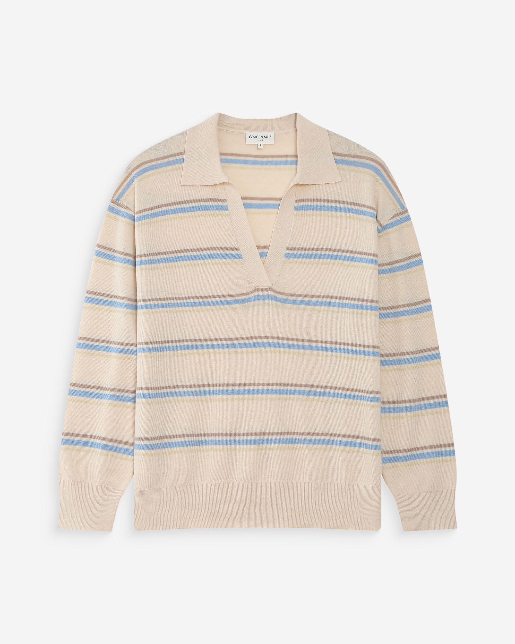 Pull oversize vanille Vaporetto