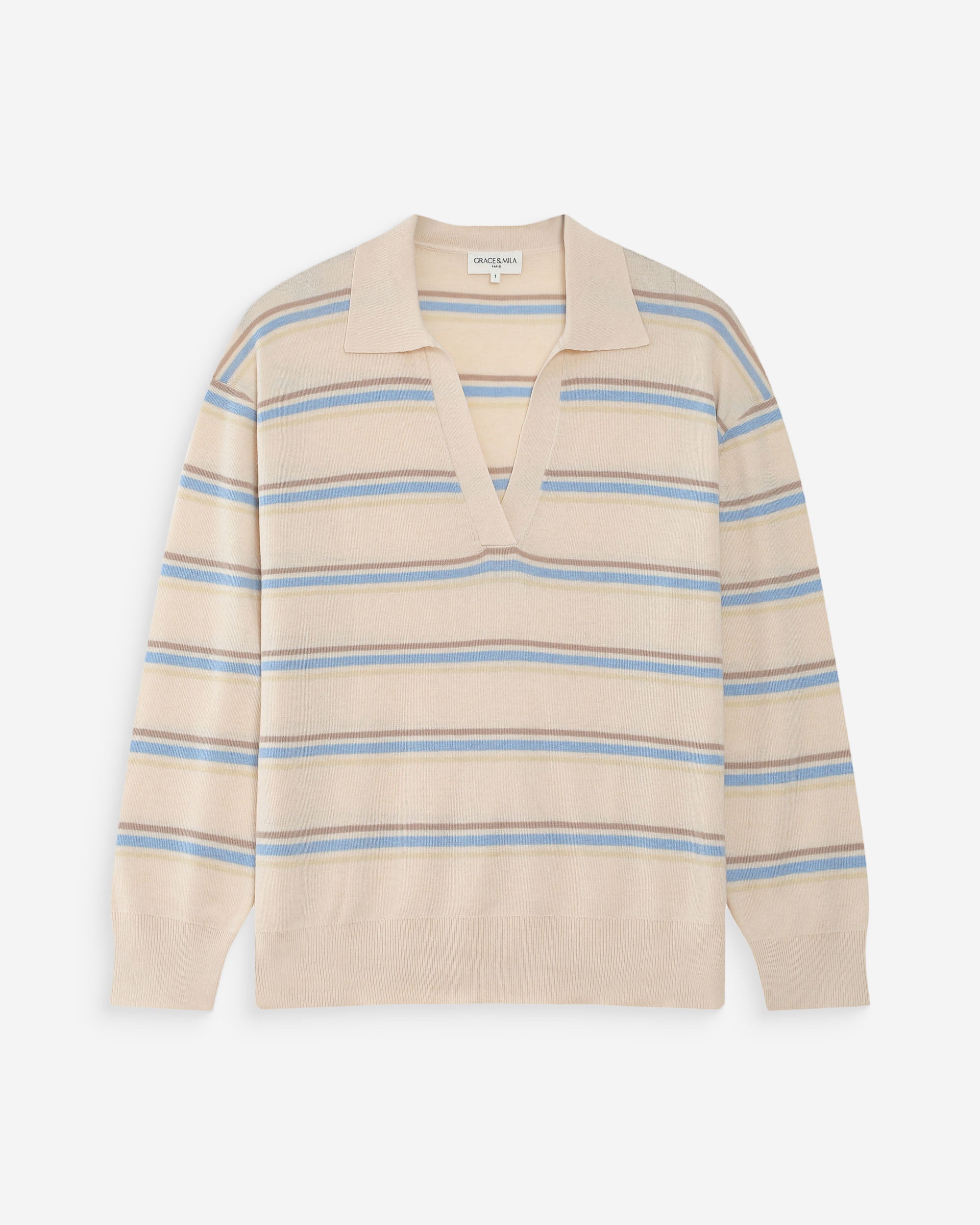 Pull oversize vanille Vaporetto