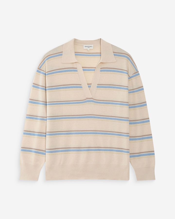 Pull oversize vanille Vaporetto