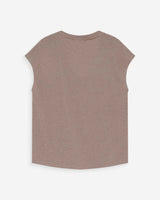 Top col V en lurex grege Valsons