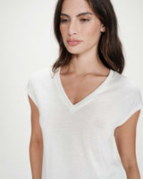 Top col V en lurex ivoire Valsons