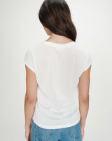 Top col V en lurex ivoire Valsons