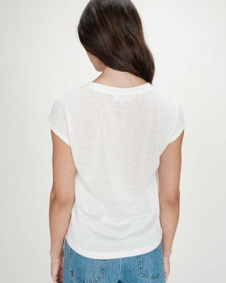 Top col V en lurex ivoire Valsons