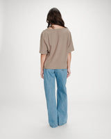 Top manches courtes kaki Violon