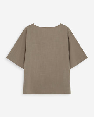 Top manches courtes kaki Violon