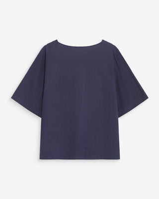 Top manches courtes marine Violon