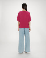 Top manches courtes pivoine Violon