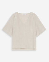 Top manches courtes sable Violon