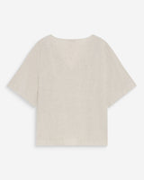 Top manches courtes sable Violon