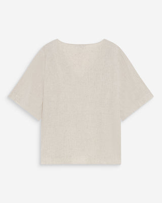 Top manches courtes sable Violon