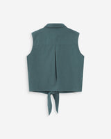 Chemise en coton emeraude Vero