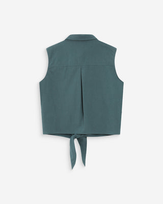 Chemise en coton emeraude Vero