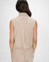 Chemise en coton sable Vero