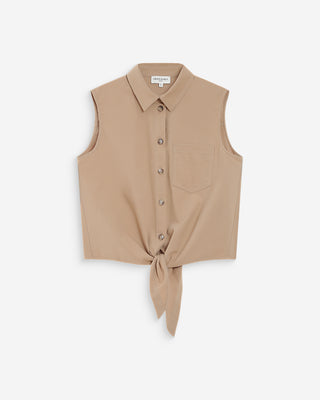 Chemise en coton sable Vero