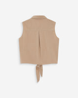 Chemise en coton sable Vero