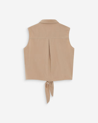 Chemise en coton sable Vero