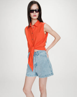 Chemise en coton sanguine Vero