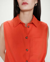 Chemise en coton sanguine Vero