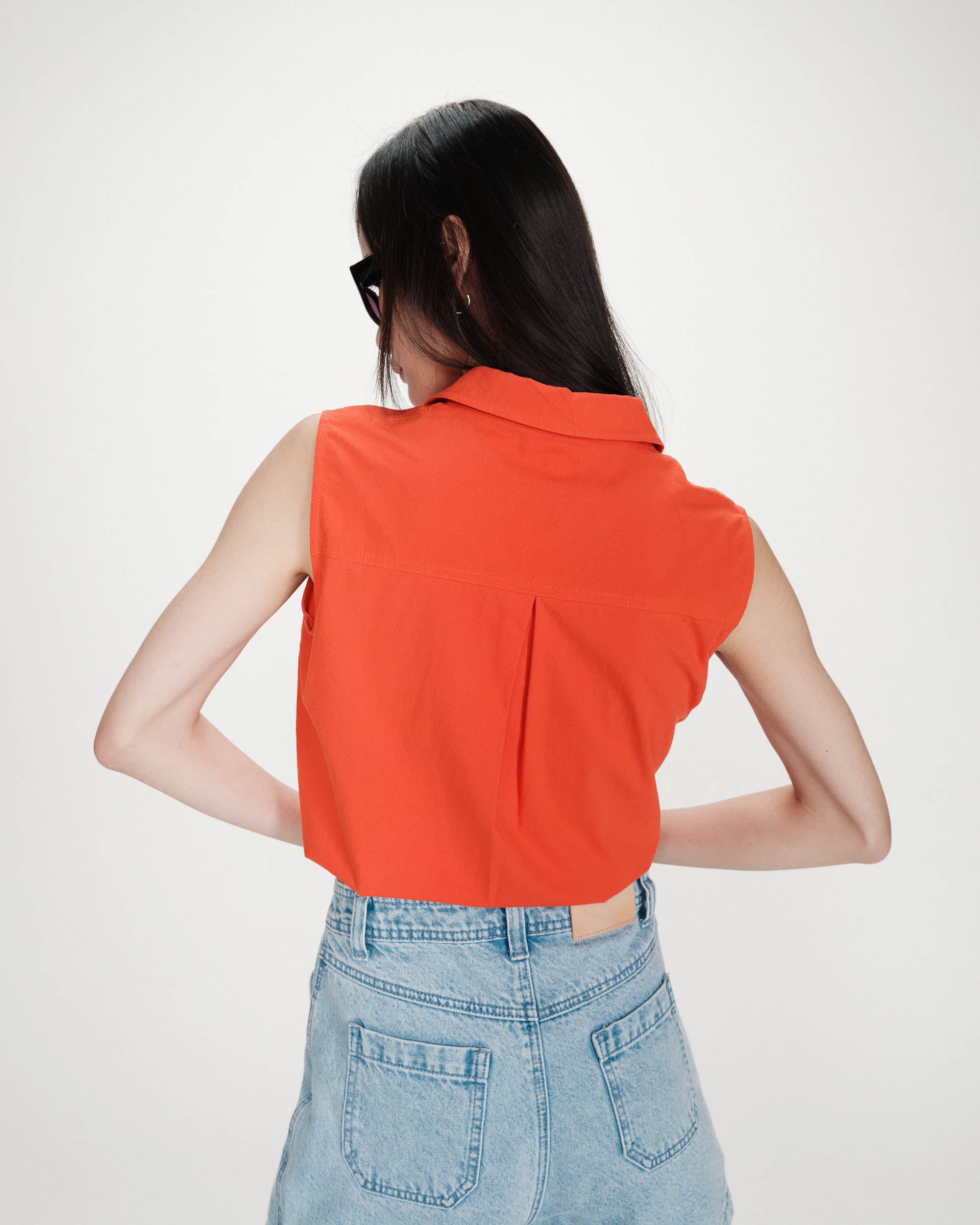 Chemise en coton sanguine Vero