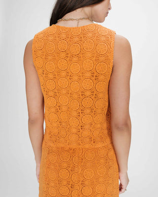 Top en crochet or Vony