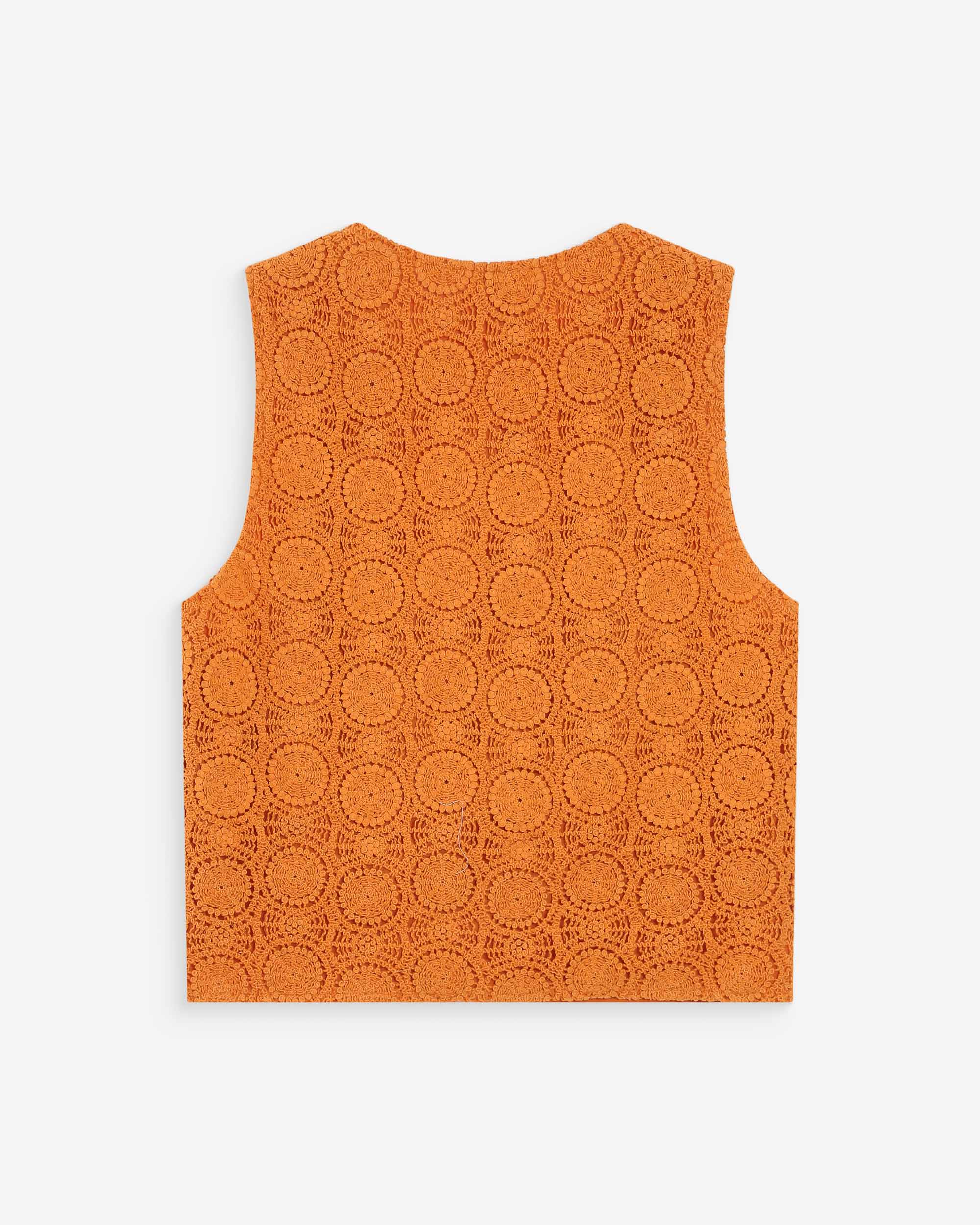 Top en crochet or Vony