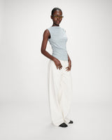 Top sans manches drapé ciel Valley