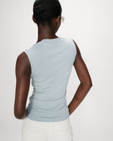 Top sans manches drapé ciel Valley