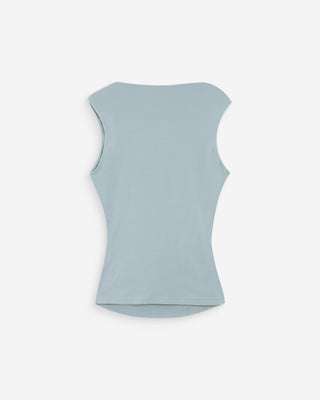 Top sans manches drapé ciel Valley