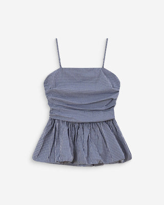 Top peplum ajustado marine Valo