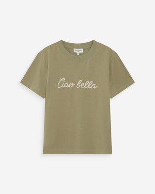 T-shirt à message sauge Vanders