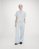 Chemise large à rayures bleuet Vercia