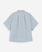 Chemise large à rayures bleuet Vercia