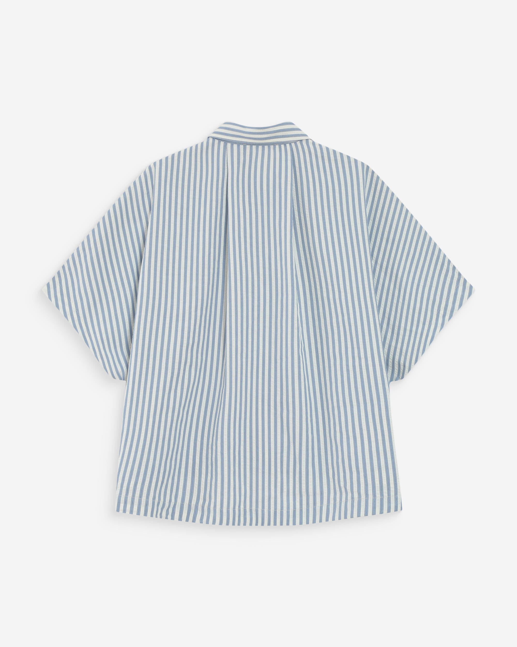 Chemise large à rayures bleuet Vercia