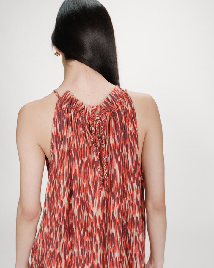 Top fluide imprimé sanguine Votello