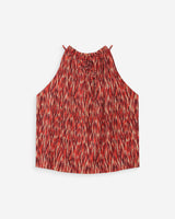 Top fluide imprimé sanguine Votello