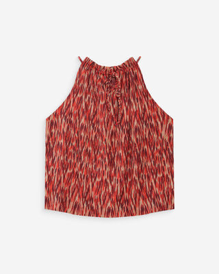 Top fluide imprimé sanguine Votello