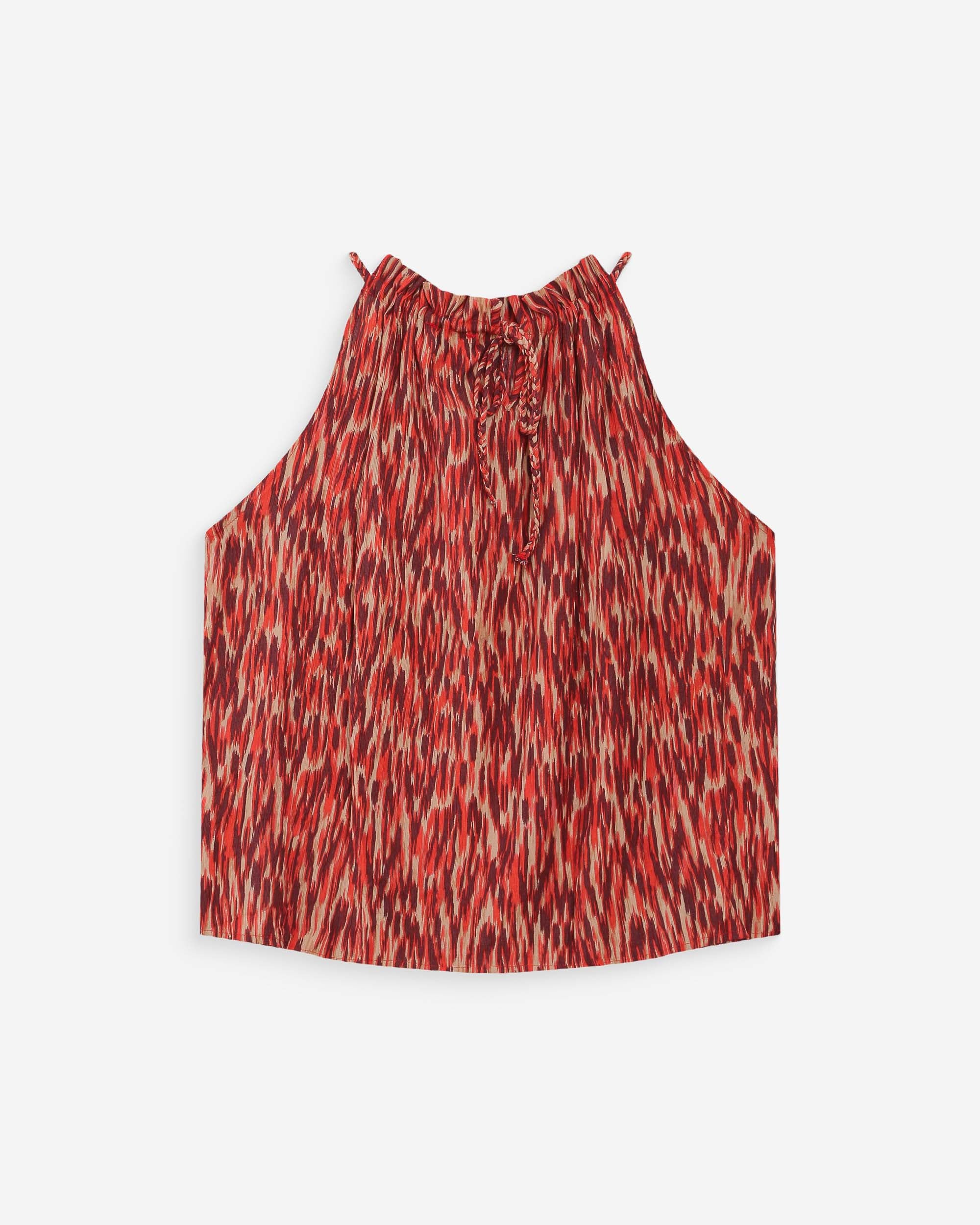 Top fluide imprimé sanguine Votello