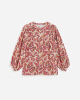 Blouse imprimée florale peche Vezia