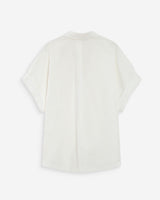 Blouse large en coton ivoire Versigny