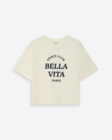 Top oversize à message ecru Voss