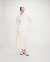 Oversized sleeved shirt ivoire Valerie