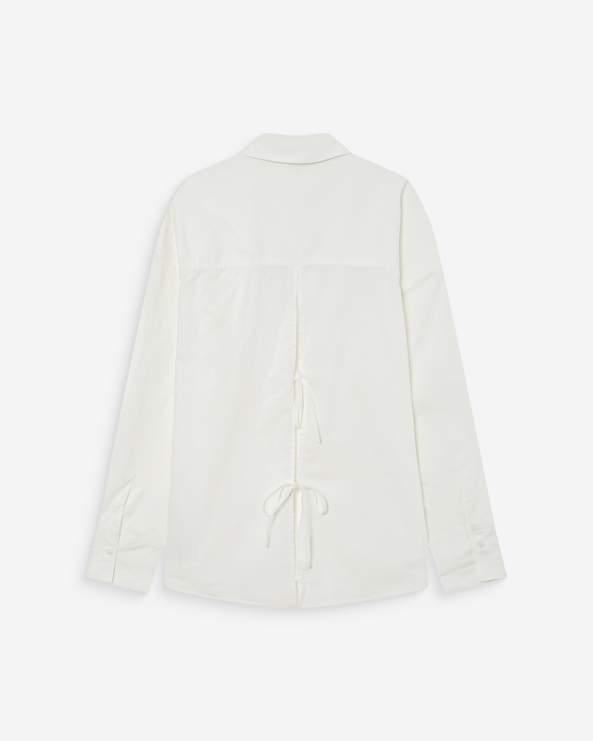 Chemise oversize en coton ivoire Valerie