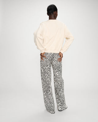 Sweatshirt avec boutons vanille Vonan